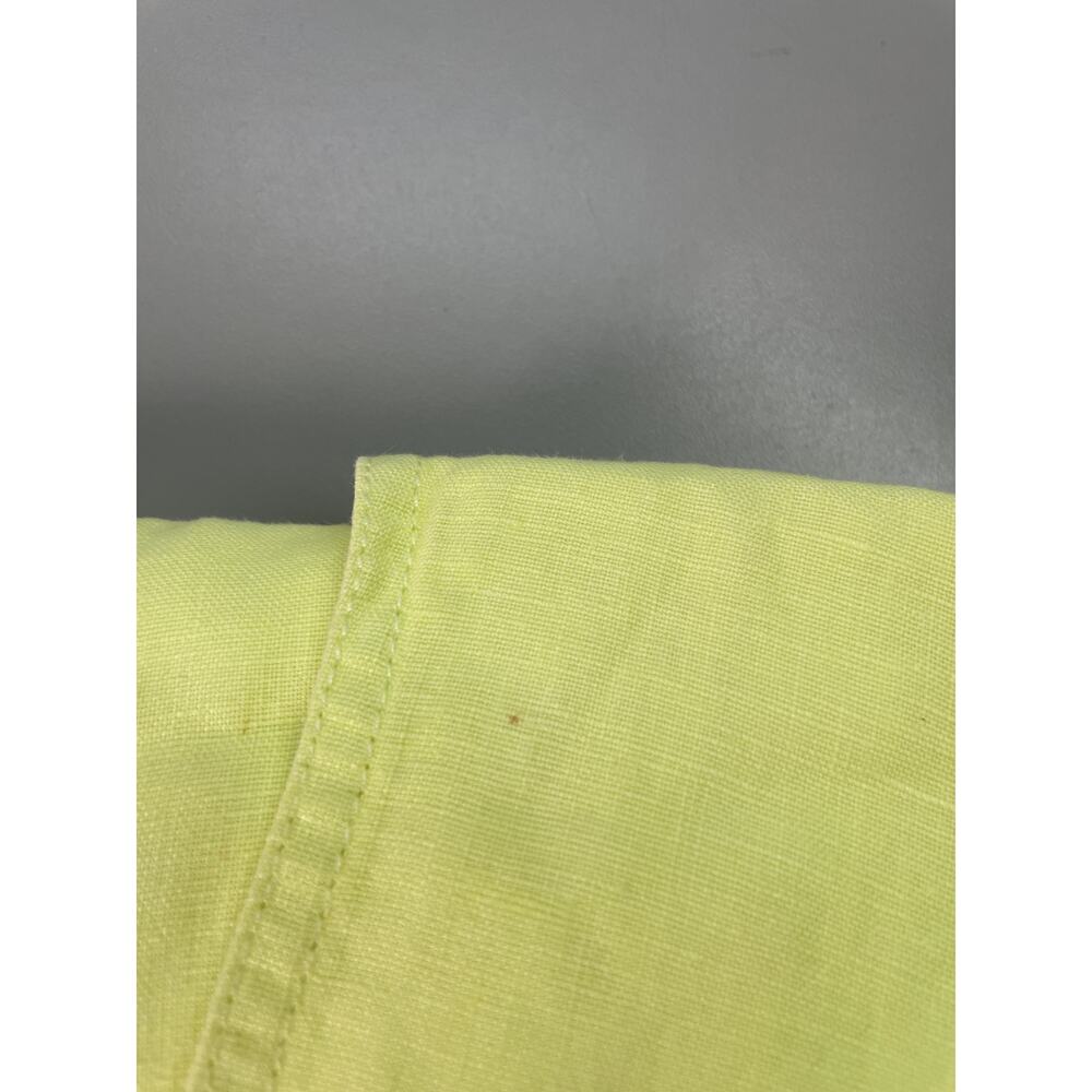 Chicos Yellow Linen Open Front Jacket 2 - Picture 9 of 9